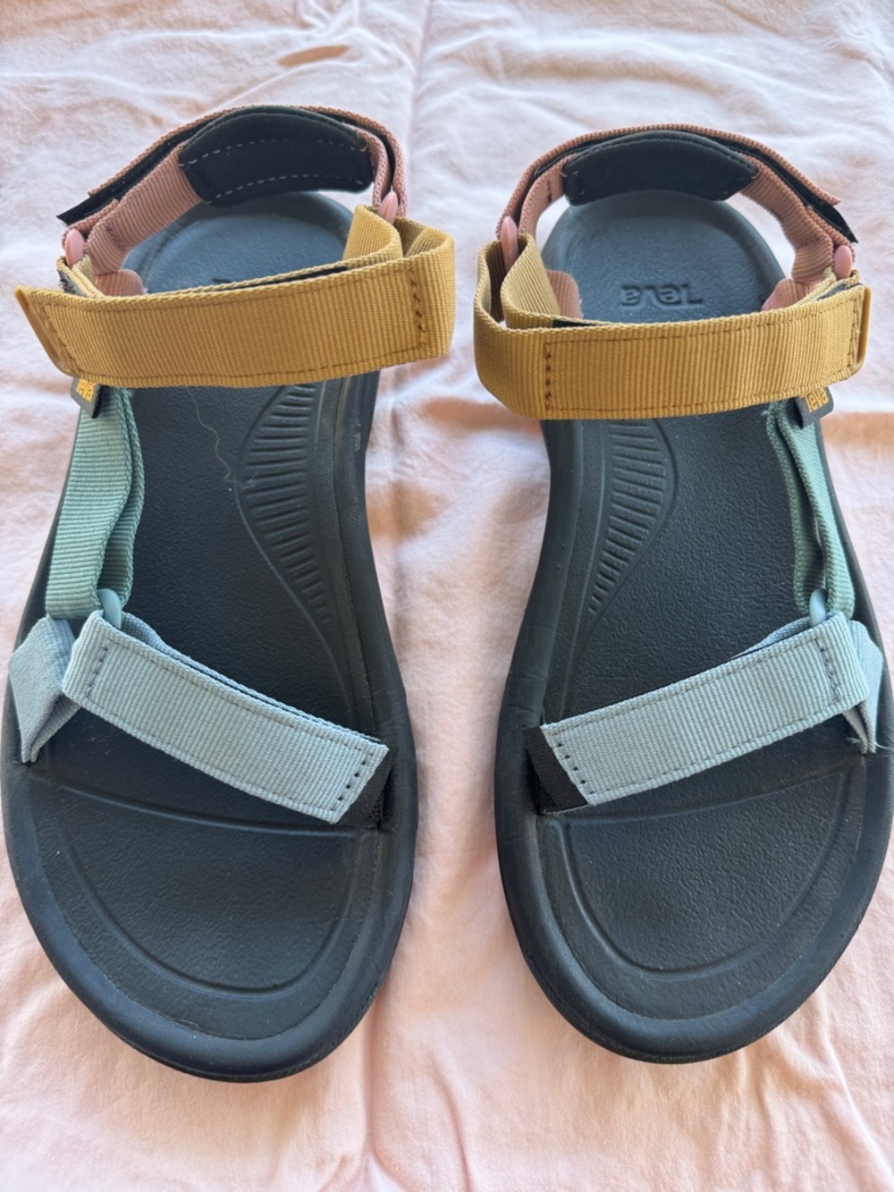 Teva pastels strap sandals. New without tags